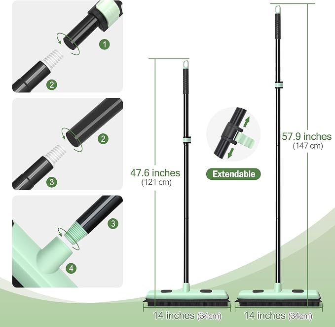 Upgraded Rubber Broom Pet Hair Remover - Image 6