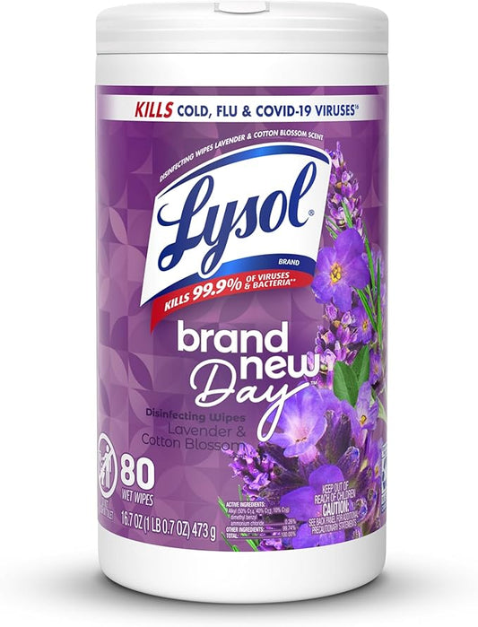 Lysol Disinfectant Wipes, Dorm Room Essentials, Cleaning Supplies by Lysol