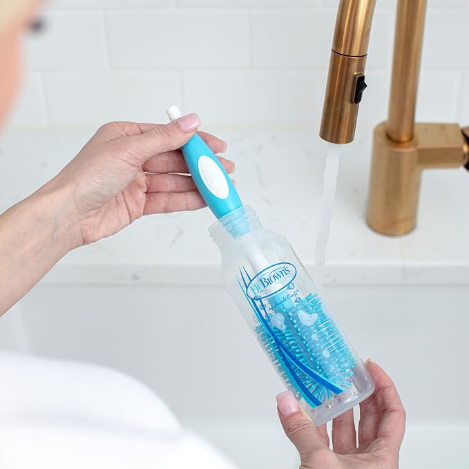 Dr. Brown's Soft Touch No Scratch Baby Bottle Cleaning Brush, Nipple Cleaner - Image 2