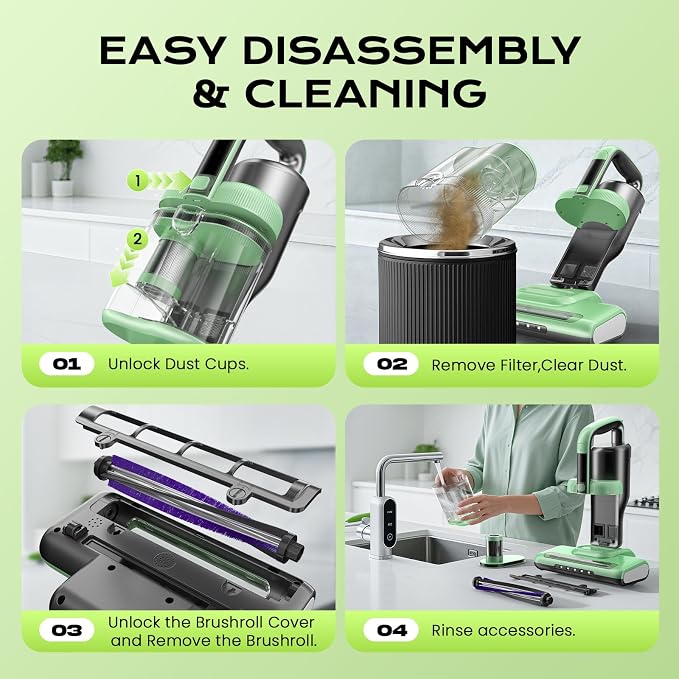 Mattress Vacuum Cleaner Bed Vacuum Versatile Handheld Vacuums - Image 6