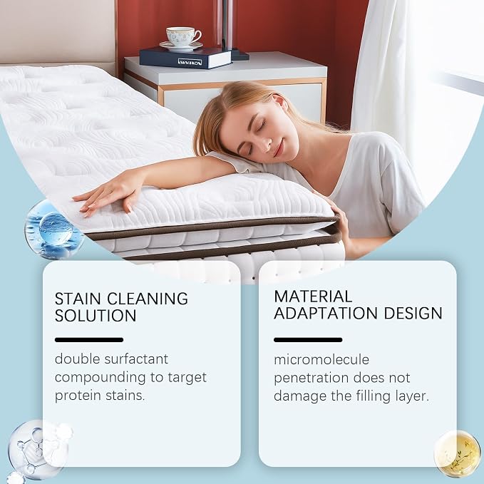 Mattress Stain Remover for Bed & Fabric, No-Scrub Fabric Spot Remover for - Image 3
