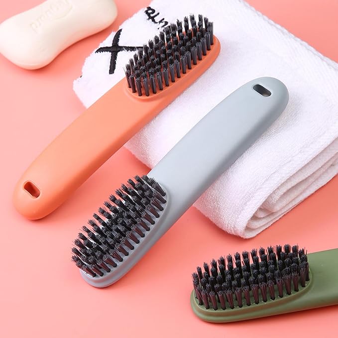 Household Small Scrub Brushes Laundry Cleaning Board Brush Easy Grip Shoe Brush - Image 3