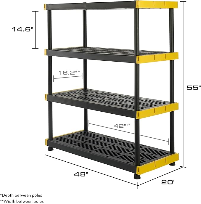 CX Black & Yellow®, Shelving Unit and Heavy Duty Storage Containers, Extremely - Image 10
