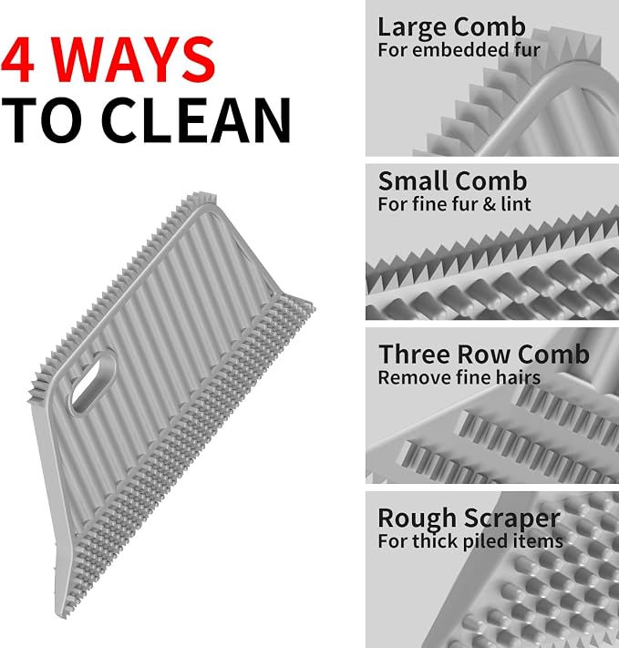Pet Hair Remover 3-Pack, Dog Cat Hair Remover, Lint Shaver Cleaner Pro - Image 5