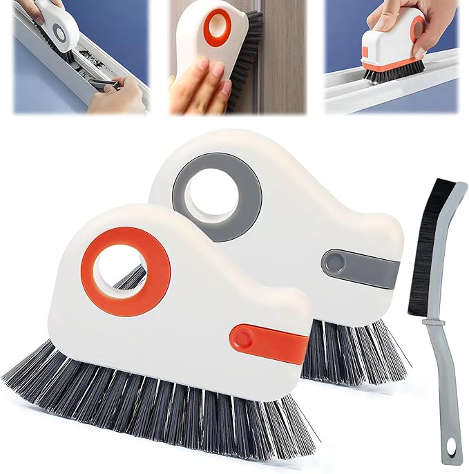 2pcs 2 in 1 Groove Cleaning Brush, Track Cleaning Tools Suitable by Unknown