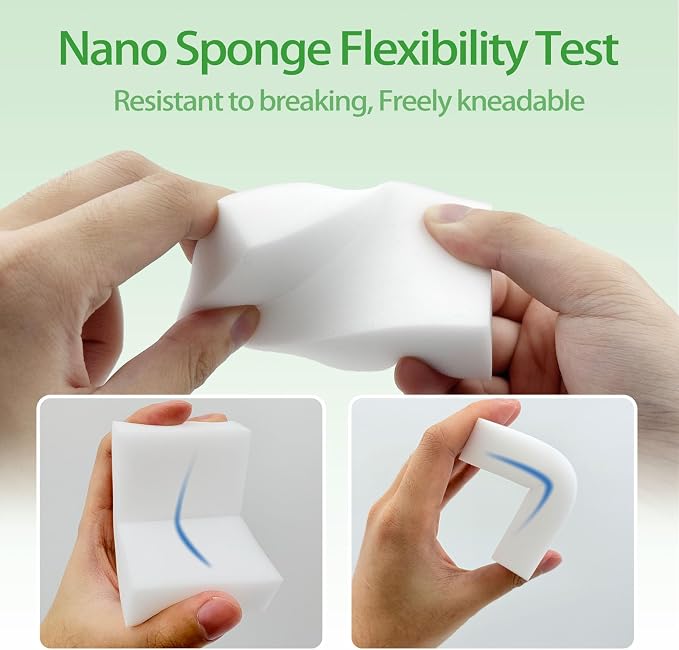 Magic Sponge Erasers, Water-Activated Cleaning Sponge, Shoes & Car Interior – - Image 4