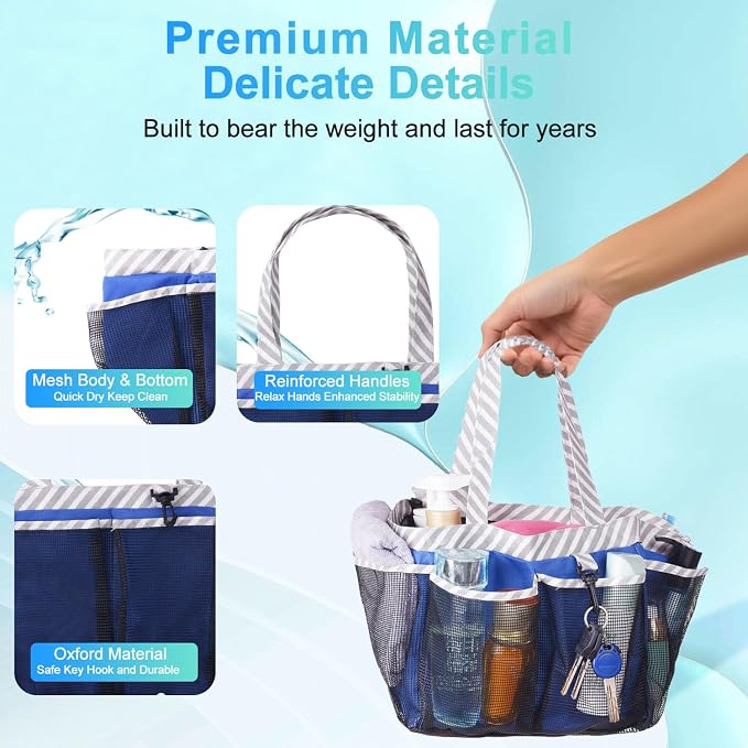 Haundry Mesh Shower Caddy Portable - Image 3