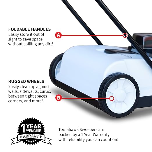 22" Battery Powered Push Sweeper - Image 4