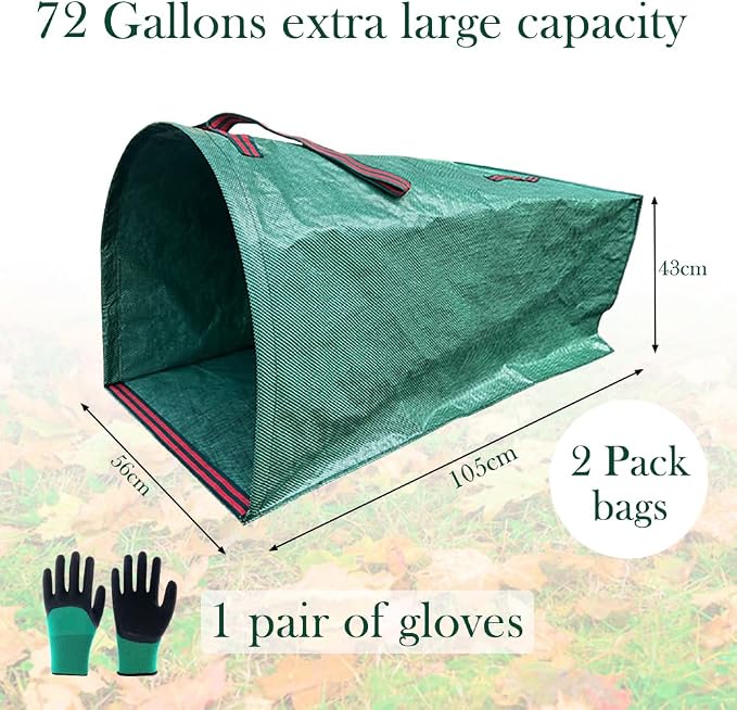 2 Pack Garden Leaf Bags 72 Gallon - Image 6