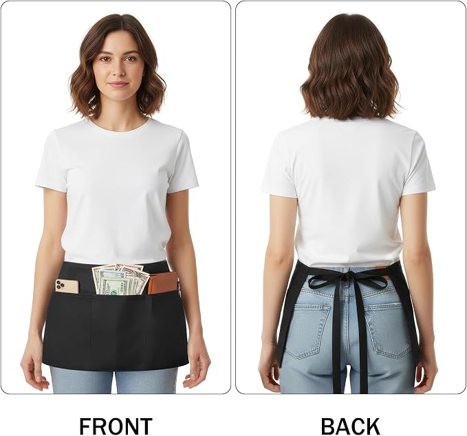 BOHARERS 6 Pack Waitress Aprons - Image 2