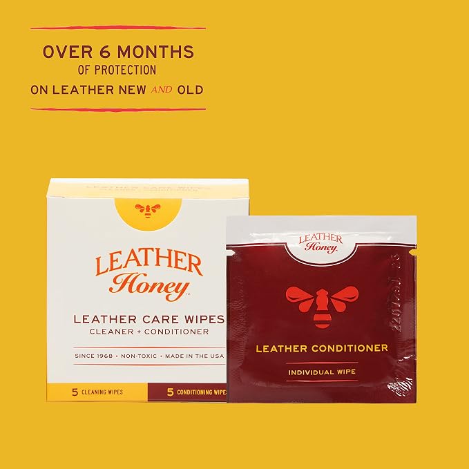 Leather Honey Leather Wipe Kit: Clean & Restore On-The-Go. - Image 2