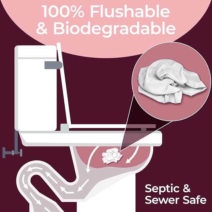 BOOTY WIPES Flushable Wipes Women - Image 5