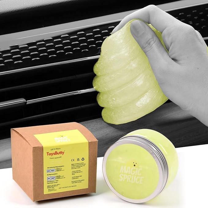 MAGIC SPRUCE Car Cleaning Gel Kit by ToysButty