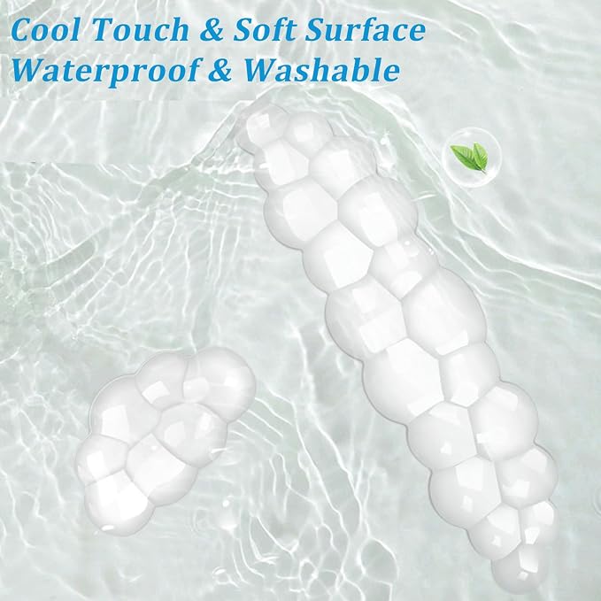 Gel Cloud Keyboard and Mouse Wrist Rest, Cute Ergonomic Cloud Wrist Support - Image 4