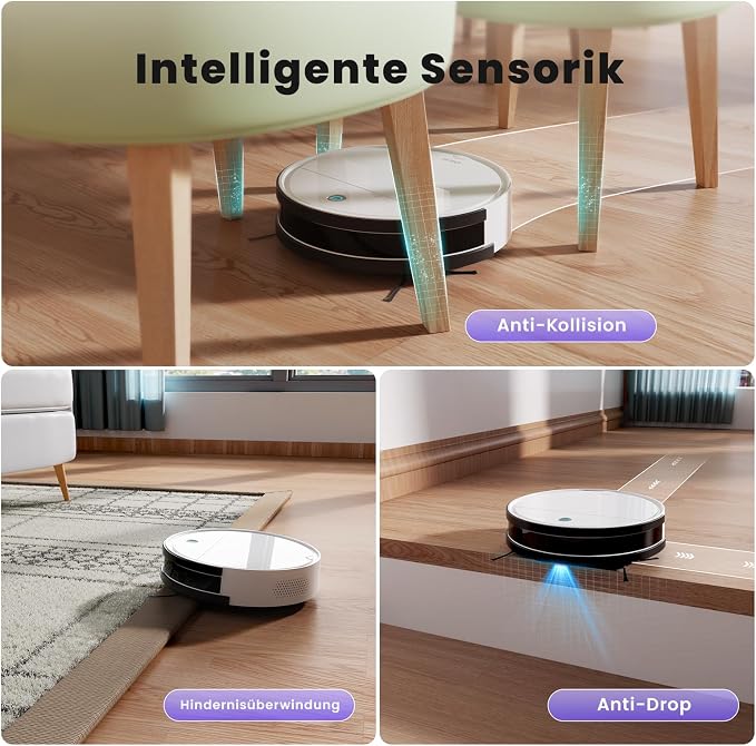 OKP Robot Vacuum Cleaner K5B, Super Thin, Powerful Suction, Cleaning Schedules - Image 7