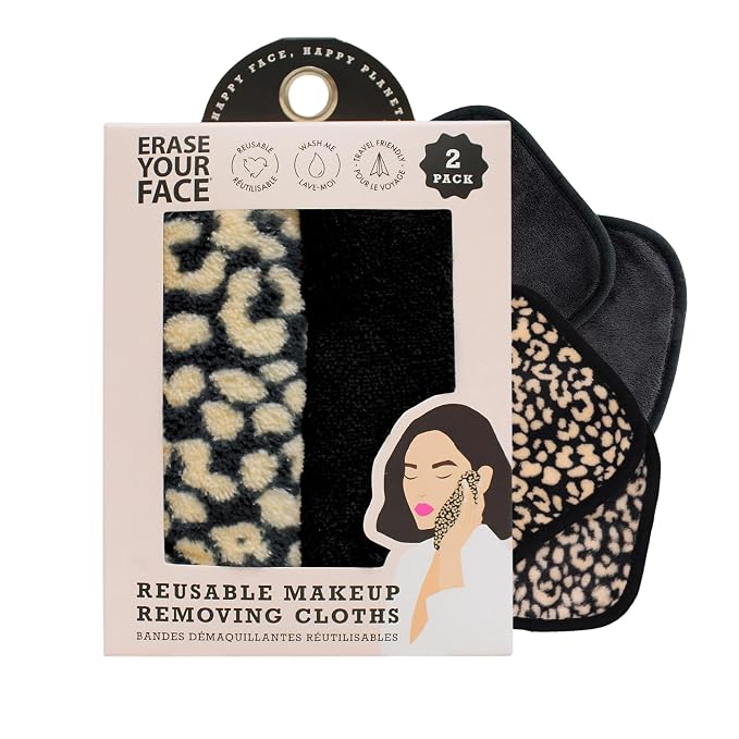 ERASE YOUR FACE Reusable Makeup Remover Cloths by EraseYourFace