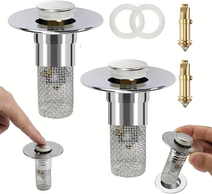Bathroom Sink Stopper Hair Catcher by Moritas%E2%93%87