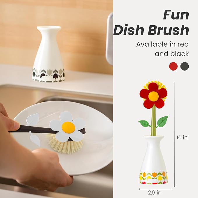 Vigar Flower Power Dish Brush - Image 3