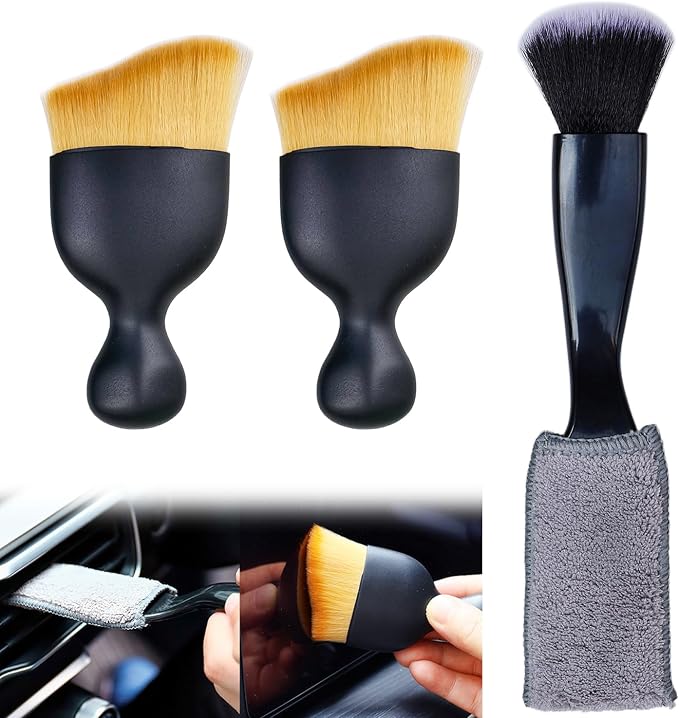 3 Pcs Exquisite Microfiber Duster Brushes, Small Dust Brushes, Feather Duster by HDongany