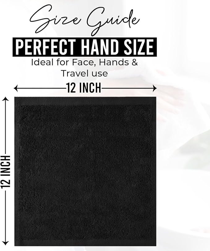 DAN RIVER 12 Pack Wash Cloths for Showering - Image 2