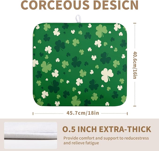 St.Patrick's Day Dish Drying Mat - Image 2
