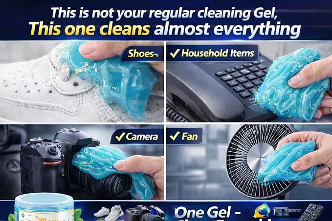 Magic Cleaning Gel Car Putty 2PCS – Car Interior Dust Cleaner - Image 3