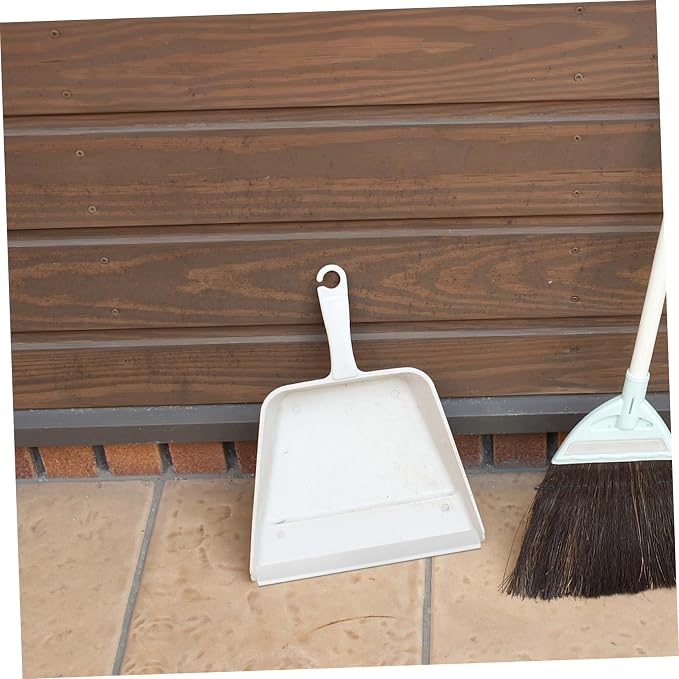 FRCOLOR 4pcs Rubber Dustpan Lip Replacement and Edge Strip Grey Broom Accessory - Image 5