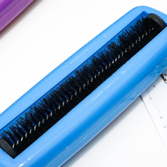 Manual Table Crumb Cleaner Brush Handheld Carpet Table Sweeper Brush Used - Image 4