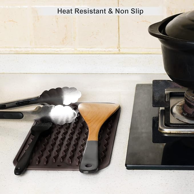 ZLR Silicone Dish Drying Mat for Kitchen Counter, Eco-Friendly Fast Dry Dish Mat - Image 9