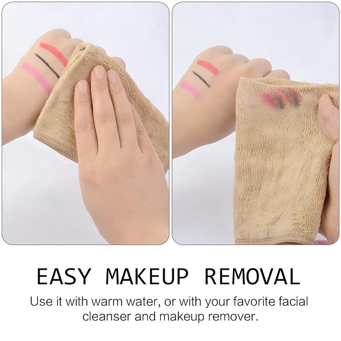 SINLAND Microfiber Facial Cloths Fast Drying Washcloth 12inch x 12inch - Image 3
