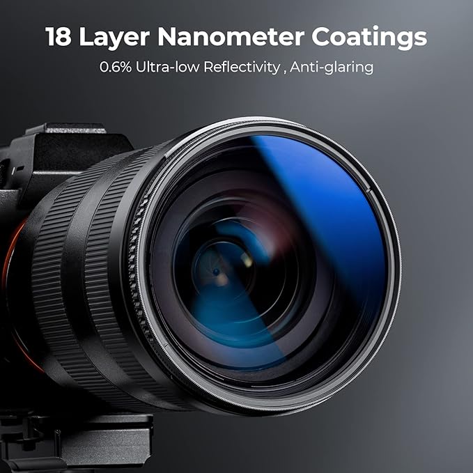 K&F CONCEPT 77mm Circular Polarizer Filter Ultra-Slim 18 Multi-Coated Optical - Image 3