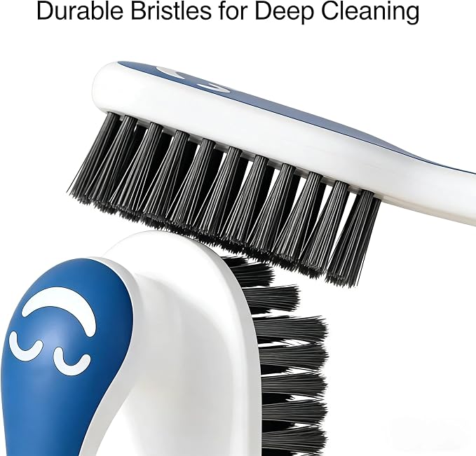 2 PCS Soft Bristle Shoe Brush Set – Long Handle & Short Handle Scrubbing - Image 7