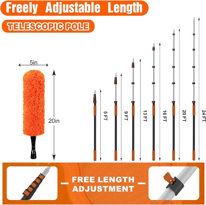 30FT Reach Duster Cleaner Kit, Dusters - Image 5
