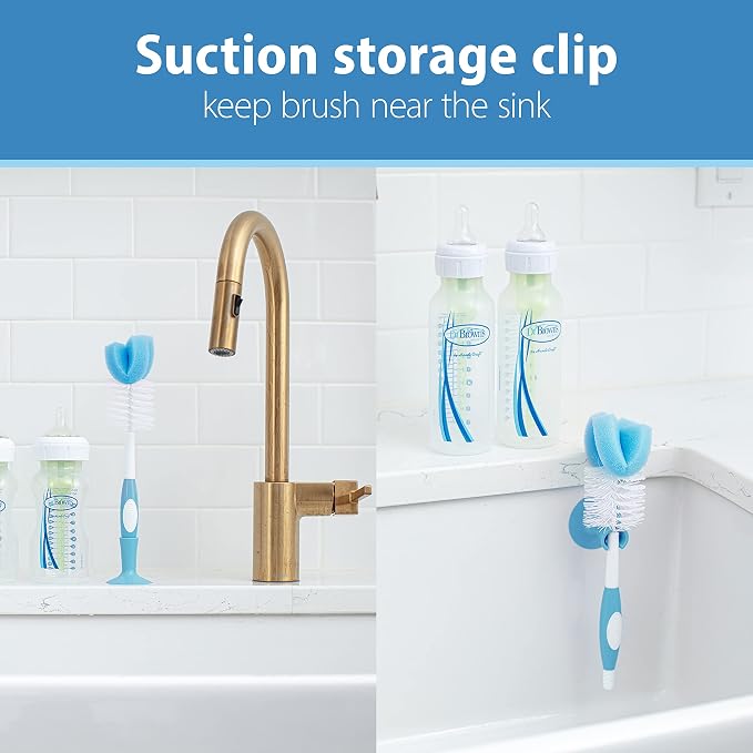 Dr. Brown's Reusable Sponge Baby Bottle Cleaning Brush - Image 6