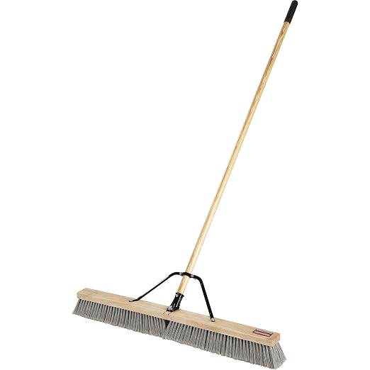 Rubbermaid Commercial, RCP2040049, Fine Bristle 36" Push Broom, 1 Each by RubbermaidCommercialProducts