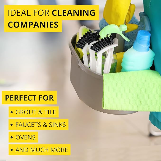 6-Pack Grout Cleaner Brush Scrub Set - Image 3