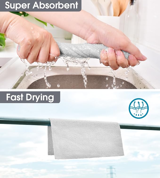 KitchLife Microfiber Cleaning Cloth Roll - Image 5