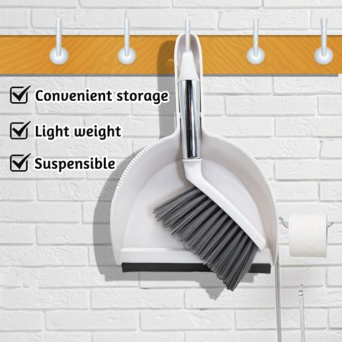 PINVNBY Mini Dustpan and Brush Set, Pet Cage Cleaner - Image 5