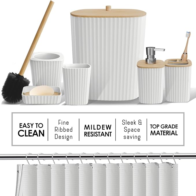 Clara Clark Bathroom Accessories Set - Image 4