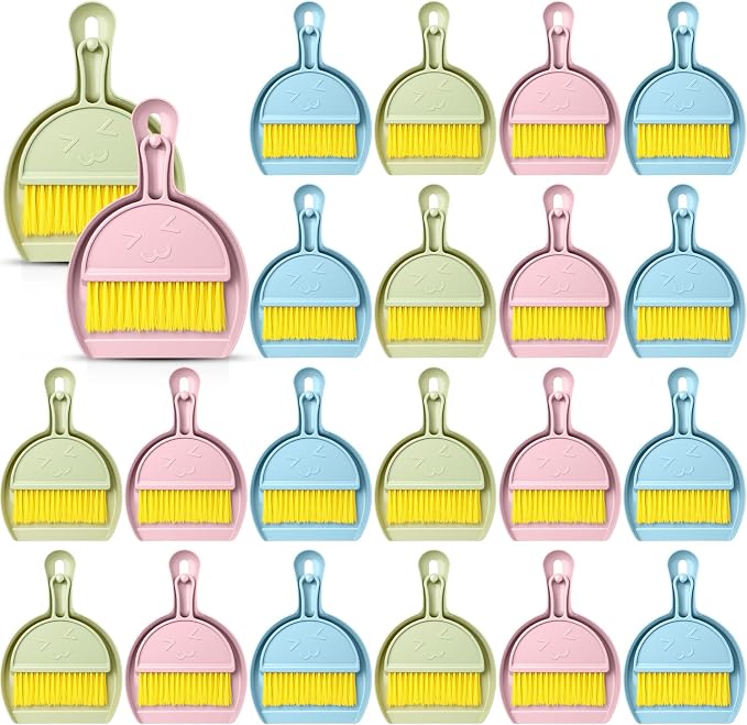 LemonRoad 24 Pcs Mini Broom and Dustpan Set by Unknown