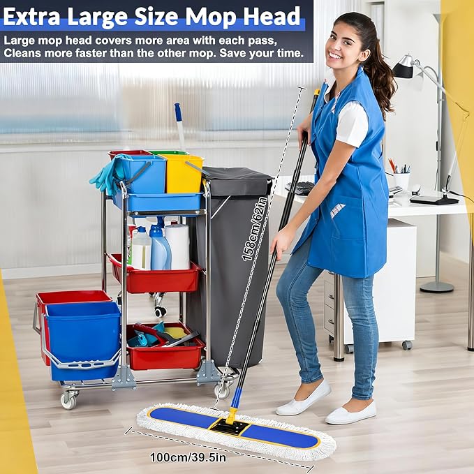 36" Commercial Industrial Dust Mop - Image 3