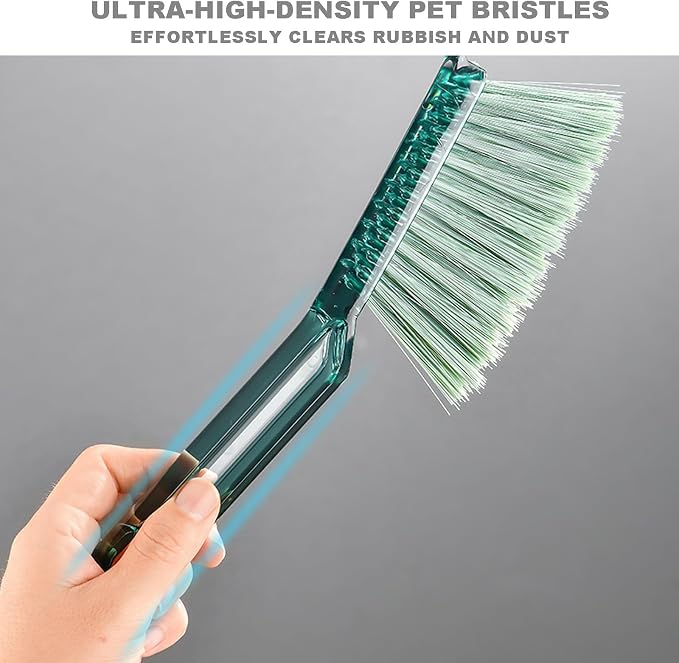 Small Broom with Dustpan Combo Set Mini Broom and Brush Set Hand Sweeper - Image 3