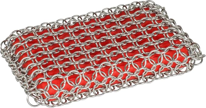 Lodge Chainmail Scrubber for Cast Iron Pans by Lodge