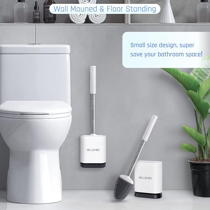 Sellemer Toilet Brush and Holder Set - Image 6