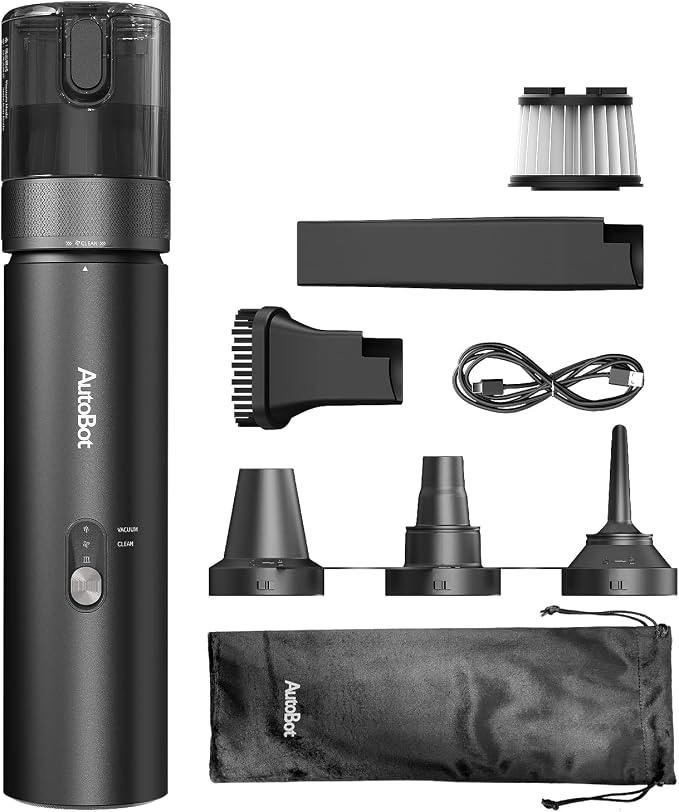 Car Vacuum, Handheld Vacuum Cleaner Blow & Suction 2 in 1, 20000PA High Power by AutoBot