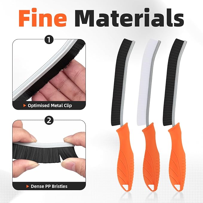 Hard Bristle Crevice Cleaning Brush - Image 4
