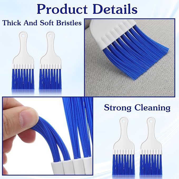 4 Pcs Refrigerator Coil Cleaning Brushes Dryer Vent Cleaner Brush Air - Image 4