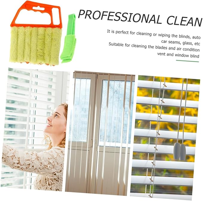 Handheld Blinds Cleaning Brush and Window Cleaner Brush 2pcs Set - Image 6