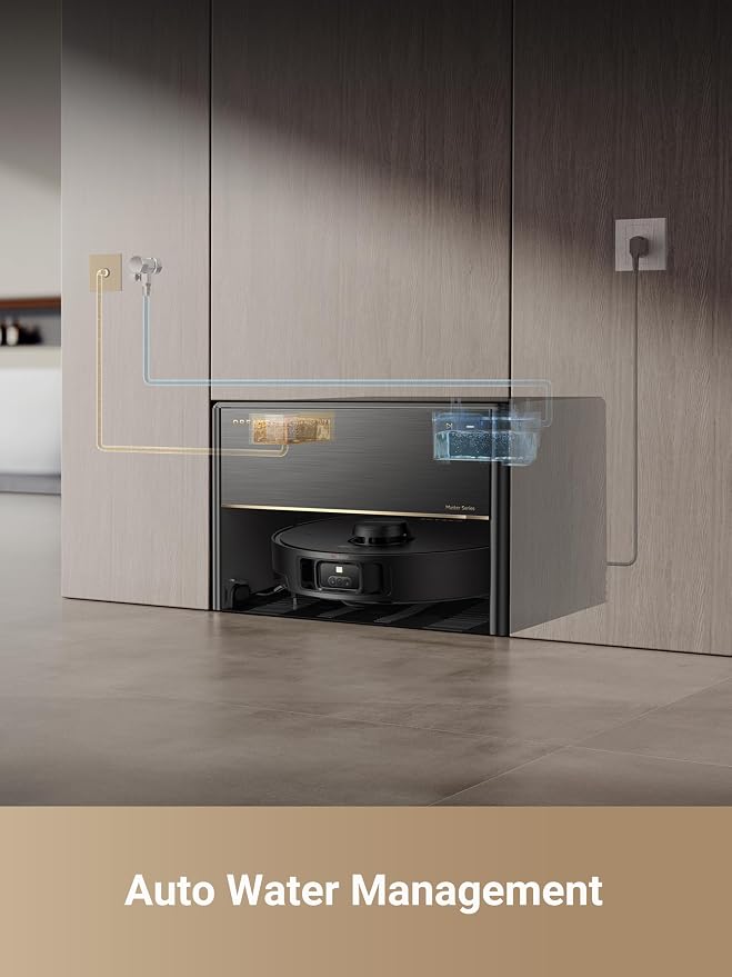 DREAME X40 Master Robot Vacuum Cleaner, 000Pa Suction, Auto Refilling & Draining - Image 3