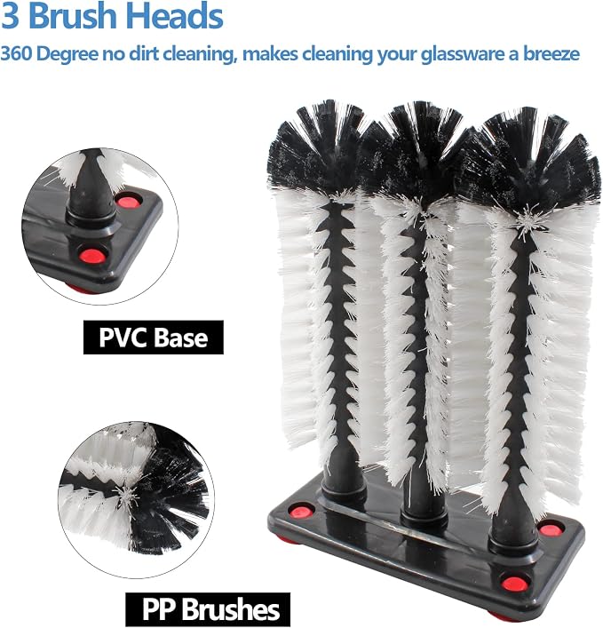 3 Long Brush Bar Glass Washer - Image 3